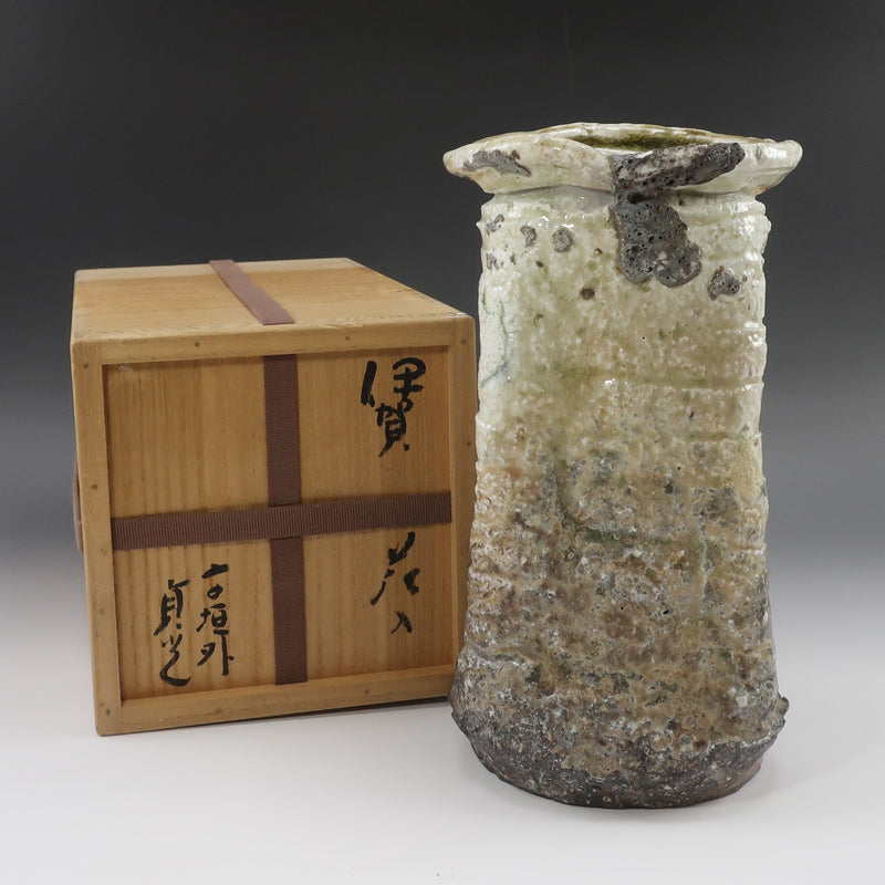 【Shigaraki ware】시라가쿠야키 테라가키 외 스기모토 사다미츠조 이가 하나리 골동품