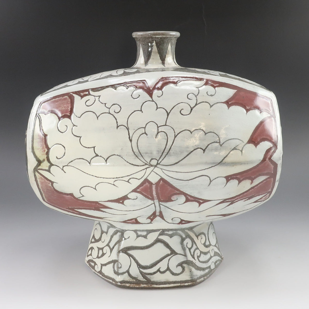 ARITA】有田焼 村上玄輝 造 染錦松藤図 花瓶 骨董品 – NISHIKINO