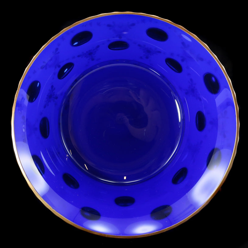Bohemian glass】ボヘミアガラス 花模様 コンポート 食器 – NISHIKINO