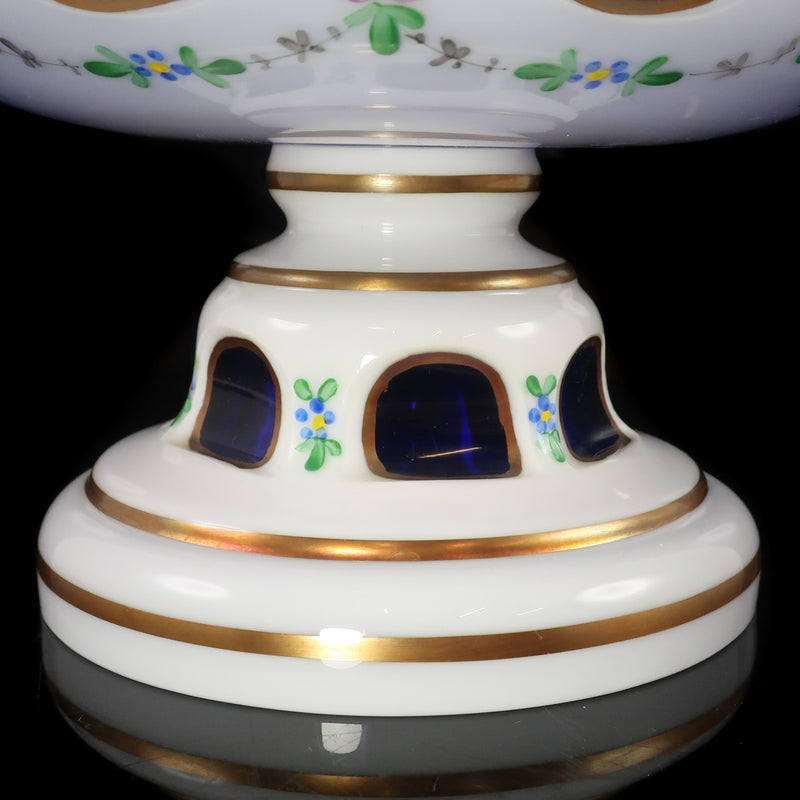 Bohemian glass】ボヘミアガラス 花模様 コンポート 食器 – NISHIKINO