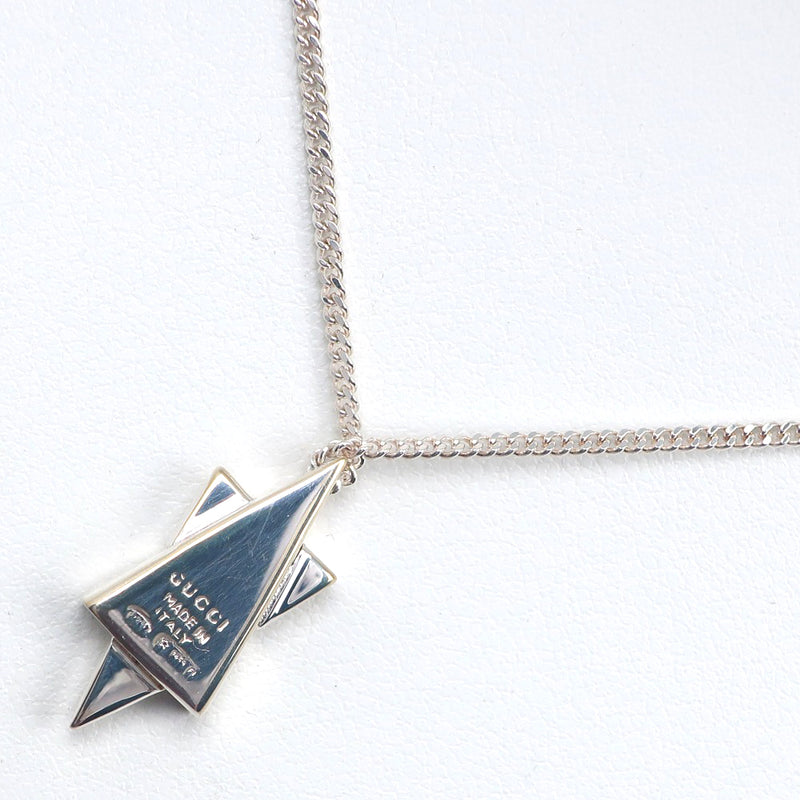 [구찌] 구찌 
 데이비드 목걸이의 별 
 Hexagram Silver 925 약 6.4g David Unisex A-Rank의 별
