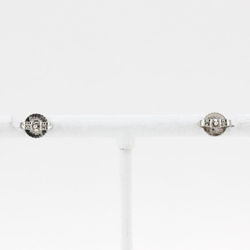 [TIFFANY & CO.] Tiffany 
 Viser Yard Earrings 
 Elsa Peletti PT950 Platinum x Diamond about 1.3g by the Yard Ladies A+Rank