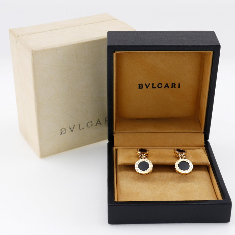 [BVLGARI] Bulgari 
 Bulgari Brugali Earring 
 K18 Yellow Gold x Onyx Approximately 16.3g Bulgari Bulgari Ladies A Rank