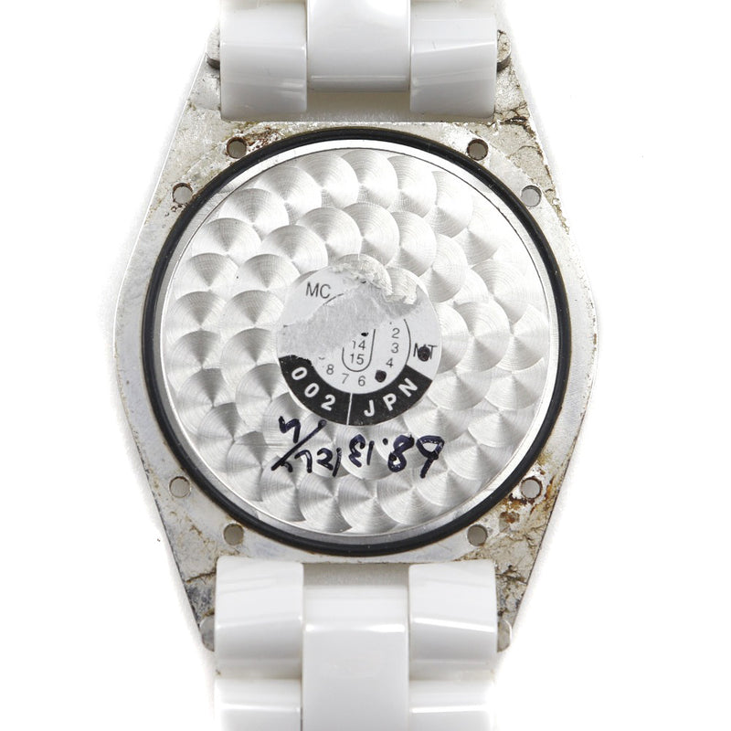 [Chanel] Chanel J12 Watch H1007 Cerámica White Automatic Viento cronógrafo Dial blanco J12 Hombres A-Rank