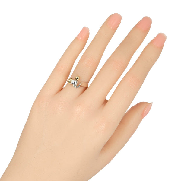[Tiffany & co.] Tiffany 
 Amor nudo n. ° 9 anillo / anillo 
 Silver 925 ×18KOro alrededor de 3.76g amor nudo damas un rango