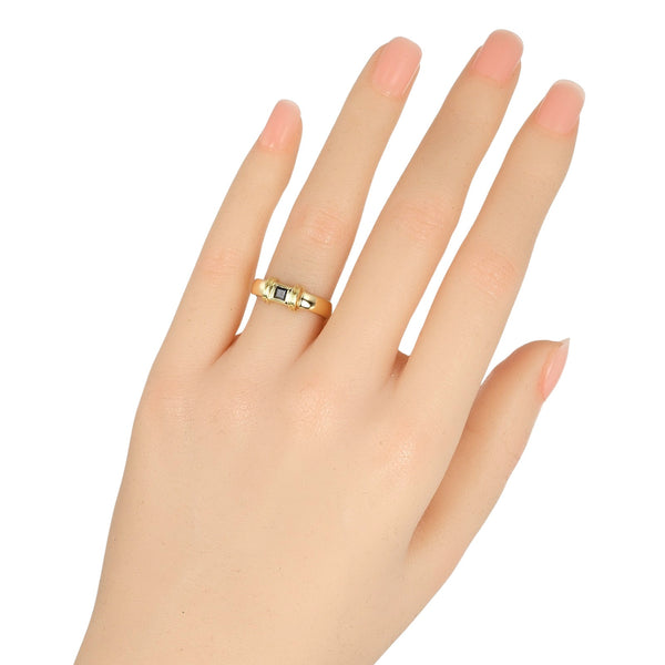 [Tiffany & co.] Tiffany 
 Cojín No. 9 Anillo / anillo 
 18KOro amarillo x zafiro aproximadamente 4.65g cojín damas un rango