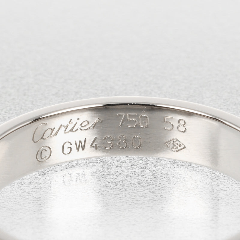 [Cartier] Cartier 
 Mini Love Wedding No. 18 Ring
 18KWhite Gold Approximately 4.71g Mini Love Wedding Ladies A Rank