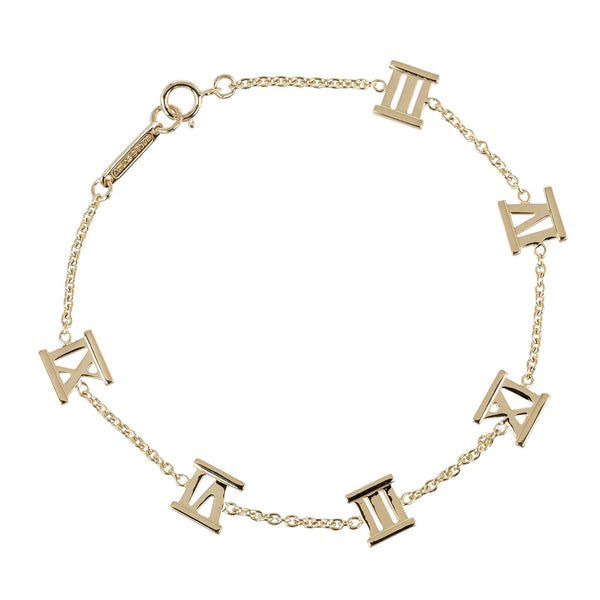 [TIFFANY & CO.] Tiffany 
 Atlas bracelet 
 18KYellow Gold Approximately 4.33g ATLAS Ladies A Rank