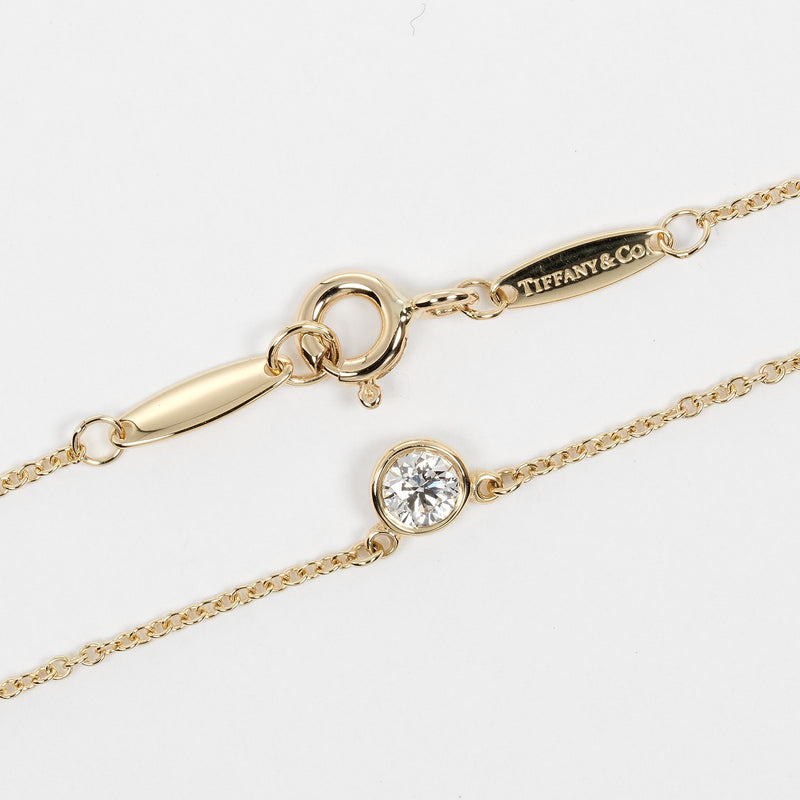 [Tiffany & Co.] Tiffany 
 Viser Yard Necklace 
 상단 너비 4.3mm 18KYellow Gold X Diamond 약 1.82g에 의해 마당 숙녀가 순위