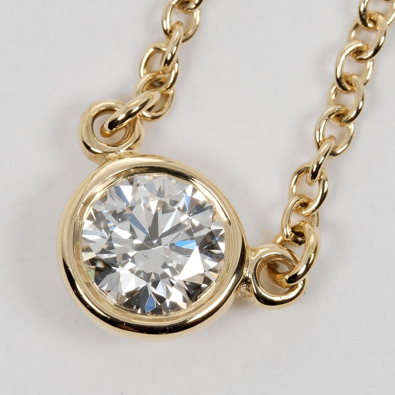 [Tiffany & Co.] Tiffany 
 Viser Yard Necklace 
 상단 너비 4.3mm 18KYellow Gold X Diamond 약 1.82g에 의해 마당 숙녀가 순위