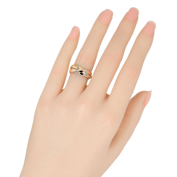 [Cartier] Cartier 
 Trinity No. 9 Ring
 18KGold x YG PG WG about 6.9g TRINITY Ladies A Rank