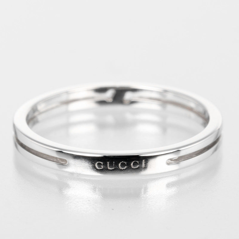 [Gucci] Gucci 
 无限12号戒指 /戒指 
 18K白金约1.93克无限女士