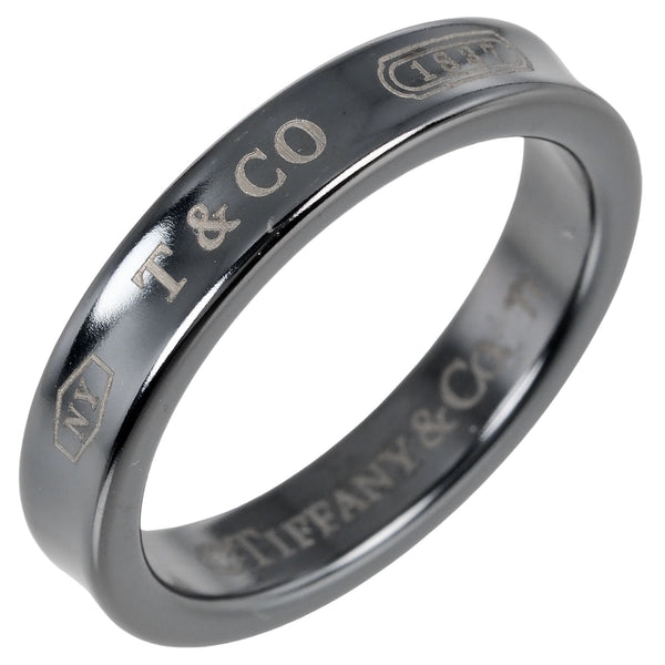 [Tiffany & co.] Tiffany 
 1837 estrecho 13.5 anillo / anillo 
 Titanio alrededor de 2.41G 1837 Damas estrechas un rango