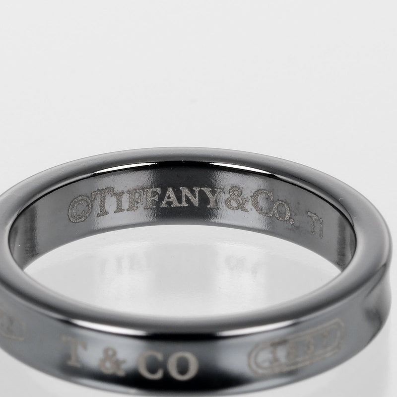 [TIFFANY & CO.] Tiffany 
 1837 Narrow 13.5 Ring
 Titanium about 2.41g 1837 Narrow Ladies A Rank