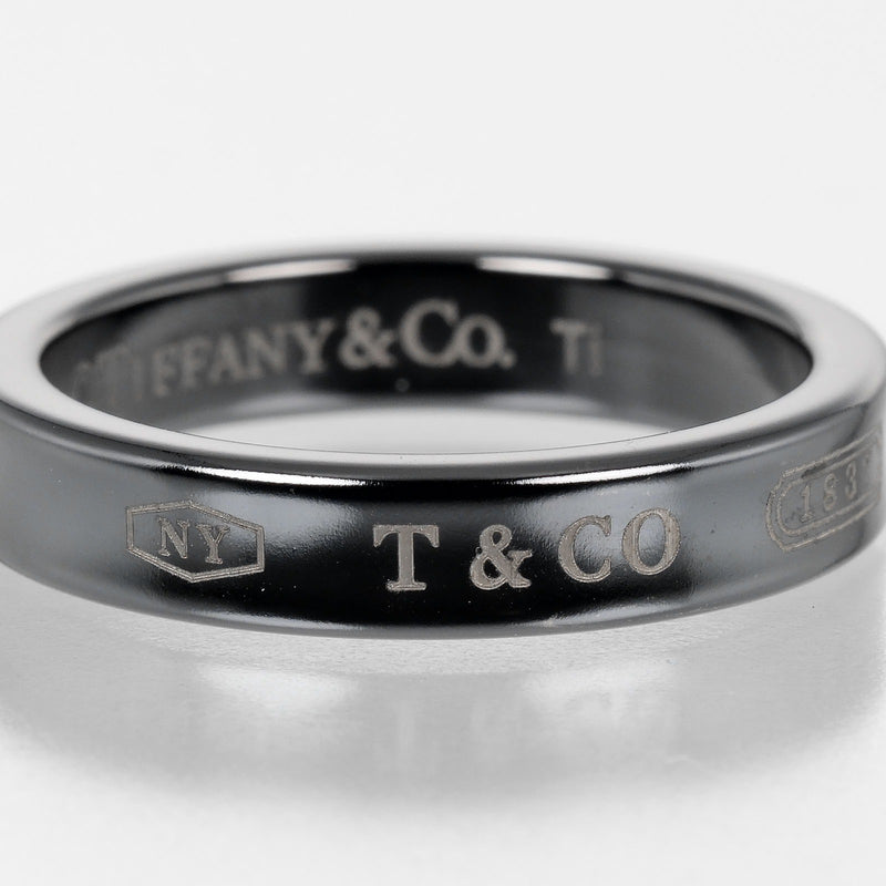 【TIFFANY&Co.】ティファニー
 1837 ナロー 13.5号 リング・指輪
 チタン 約2.41g 1837 Narrow レディースAランク