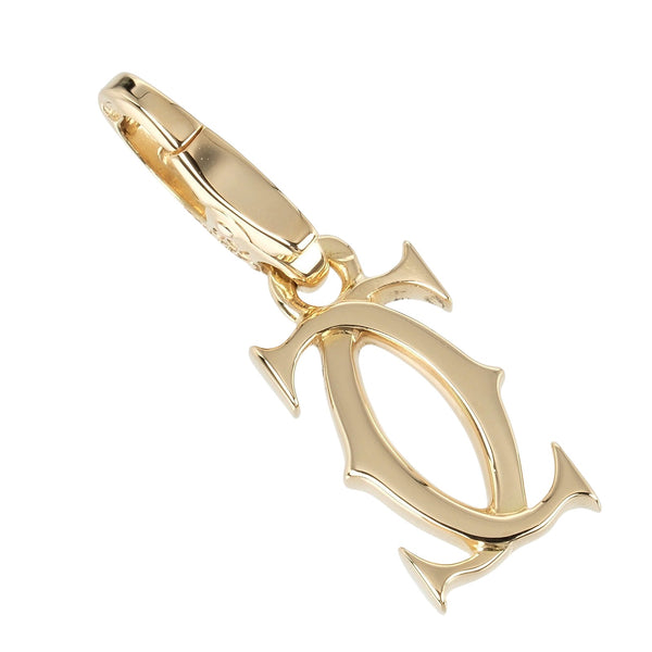 [Cartier] Cartier 
 2C Charm Pendant Top 
 18KYellow Gold Approximately 2.46g 2c Charm Ladies A Rank