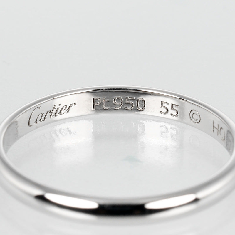 【CARTIER】カルティエ
 1895 ウェディング 15号 リング・指輪
 Pt950プラチナ 約2.97g 1895 wedding レディースAランク