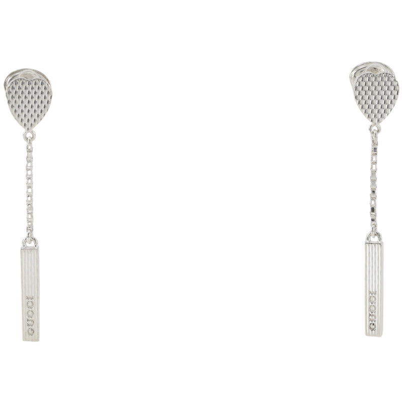 [GUCCI] Boucles d'oreilles coeur/barre Gucci