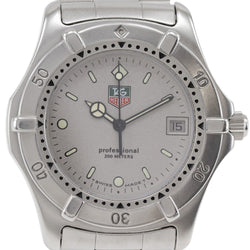 [Etiqueta Heuer] Tag Hoire 
 Reloj profesional 
 9262.206R Display analógico de cuarzo de acero inoxidable Dial gris hombres profesionales