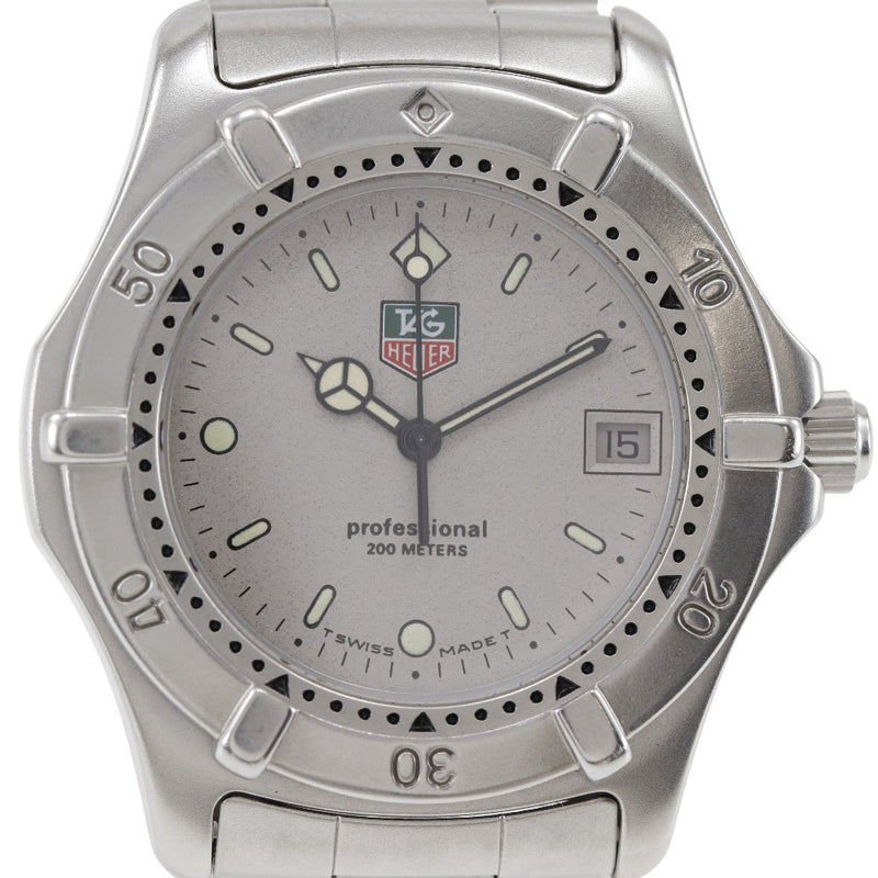 [TAG HEUER] TAG Hoire 
 Professional watch 
 9262.206R Stainless Steel Quartz Analog display gray dial Professional Men's