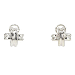 [Tiffany & co.] Tiffany 
 Boucle d'oreille de signature 
 Vintage Silver 925 environ 7,3 g dames signature