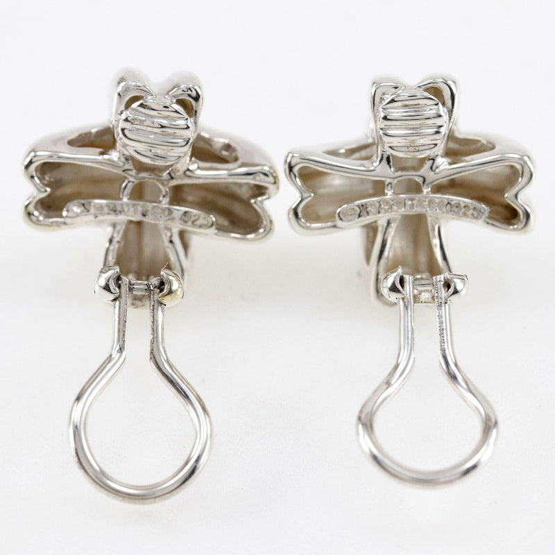 [Tiffany & co.]TIFFANY&Co.
 Signature Earring
 Vintage Silver 925 about 7.3g Signature Ladies