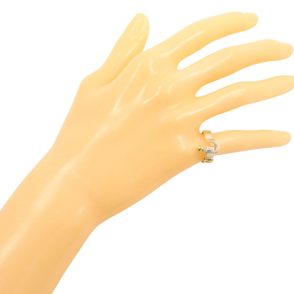 [Tiffany & CO.] Tiffany Hook & Eye 12 Ring / Ring Silver 925 × K18 Yellow Gol