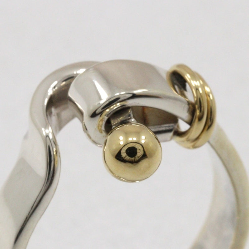 [Tiffany & co.]TIFFANY&Co. Hook & Eye 12 Ring Silver 925 ×18KYellow Gold Approximately 5.0g HOOK & EYE Ladies A Rank