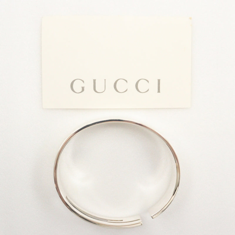 [GUCCI] Gucci 
 Branded G Bangle 
 Silver 925 about 73.3g Branded G Unisex