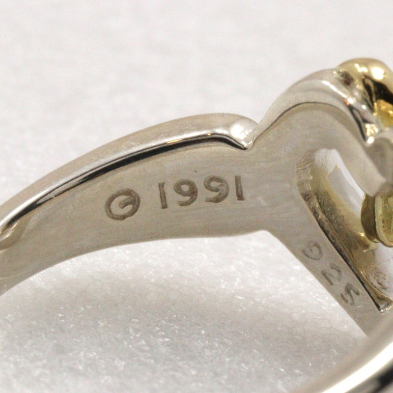 [Tiffany & co.]TIFFANY&Co. Heart Ribbon No. 7 Anillo / Anillo Plata 925 ×18KCorazón de oro amarillo aproximadamente 3.6 g de corazón de la cinta de corazón Damas un rango