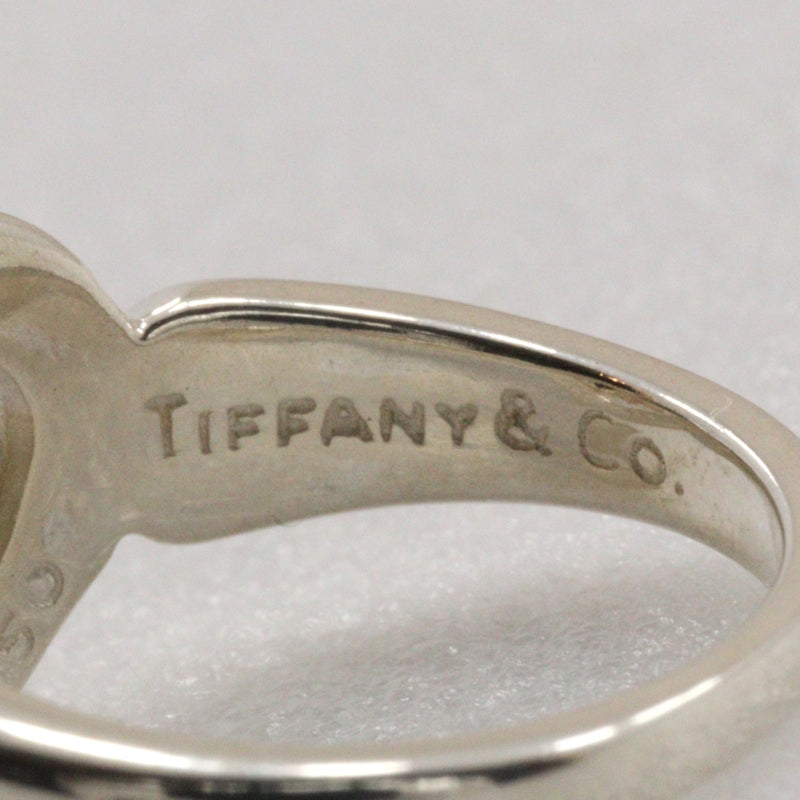 [Tiffany & co.]TIFFANY&Co. Heart Ribbon No. 7 Anillo / Anillo Plata 925 ×18KCorazón de oro amarillo aproximadamente 3.6 g de corazón de la cinta de corazón Damas un rango