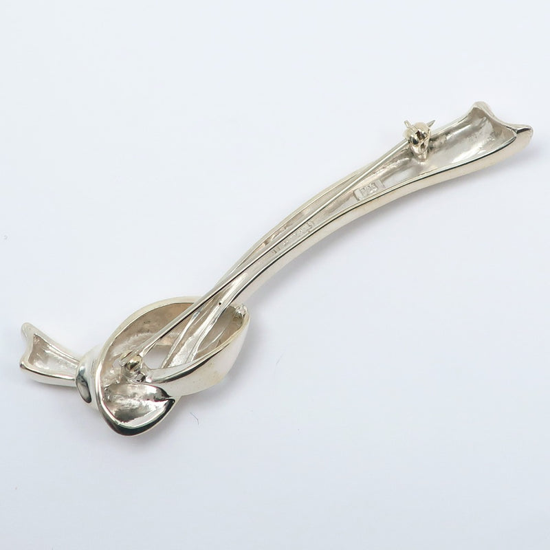 [Tiffany & co.]TIFFANY&Co. Ribbon knot Brooch Silver 925 about 9.4g Ribbon Knot Ladies A-Rank