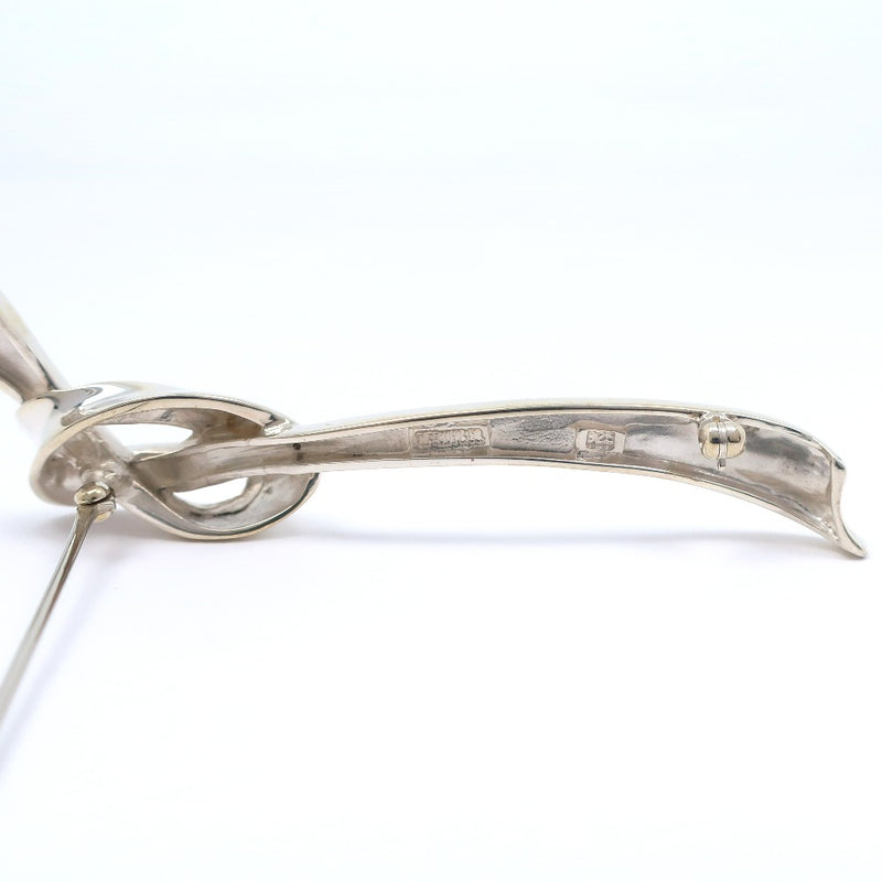 [Tiffany & CO.] Tiffany Ribbon Knot Broach Silver 925 Environ 9,4 g de nœuds de ruban dames A-Rank