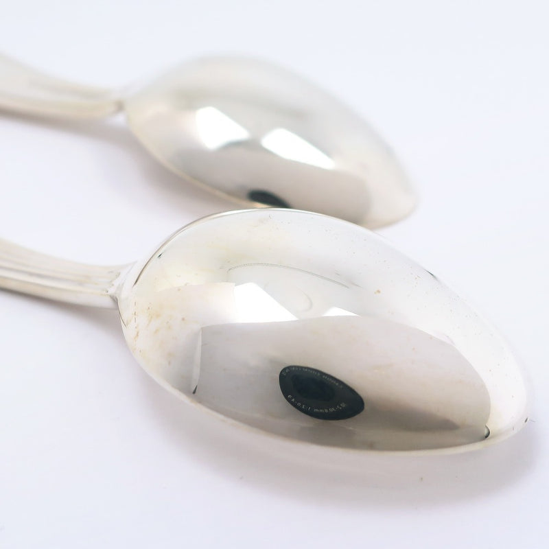 [Tiffany & co.]TIFFANY&Co. Baby Poon Tableware Set of 2 Bear & Sheep Silver 925 Baby Spoon _