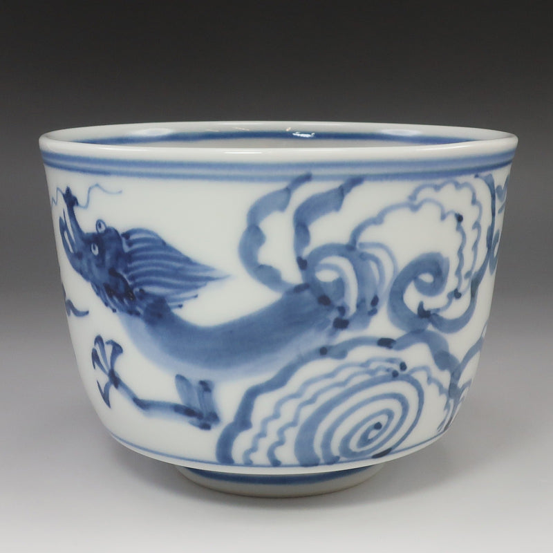 kyoyaki】京焼 三代 西村徳泉 造 染付 雲龍 茶碗 骨董品 – NISHIKINO