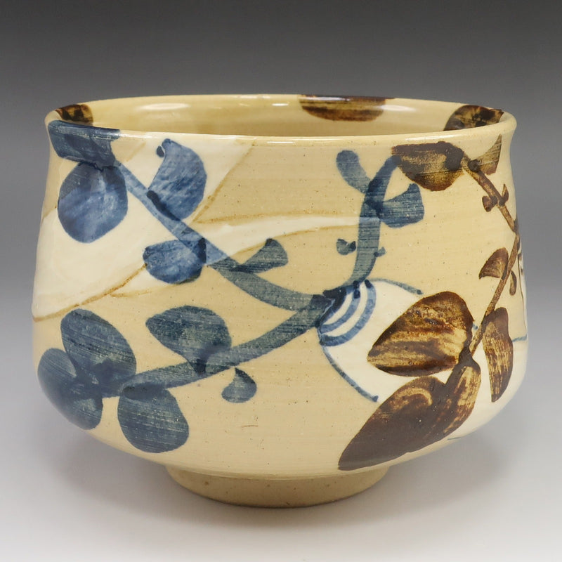 八世 土屋善四郎 ( 雲善 ) 造 布志名焼 茶碗 陶磁器 骨董品