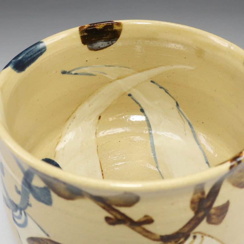 八世 土屋善四郎 ( 雲善 ) 造 布志名焼 茶碗 陶磁器 骨董品