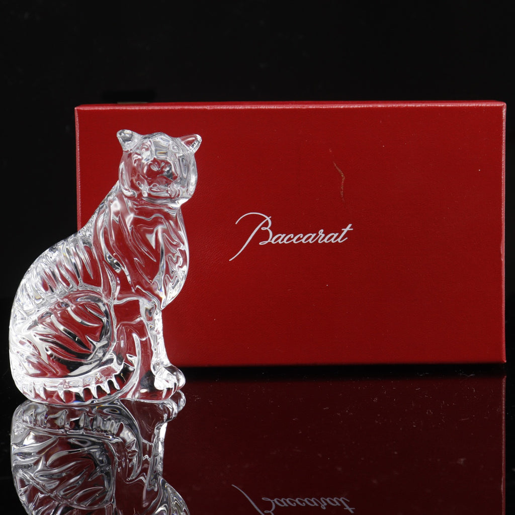 新品未使用　バカラ　虎　置物 Baccarat】バカラ 干支 寅 ( 虎 ) 置物 オブジェ – NISHIKINO VINTAGE