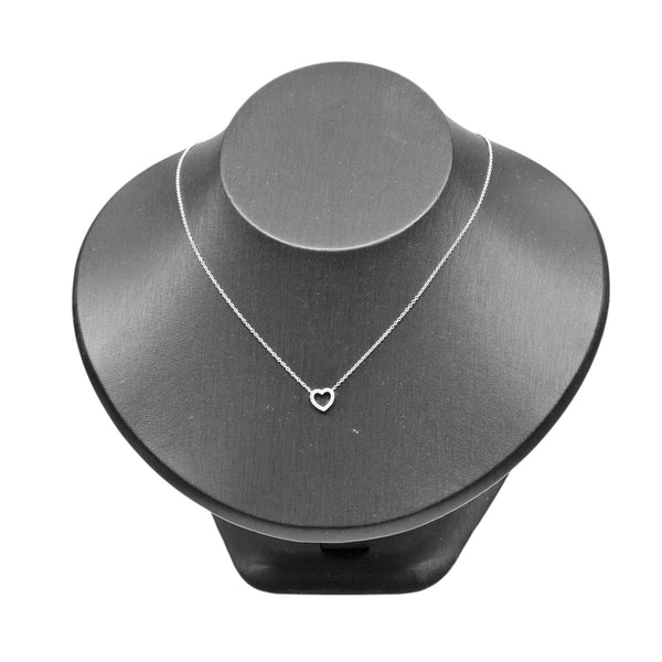 TIFFANY&Co.】ティファニー クロス K18ホワイトゴールド レディース