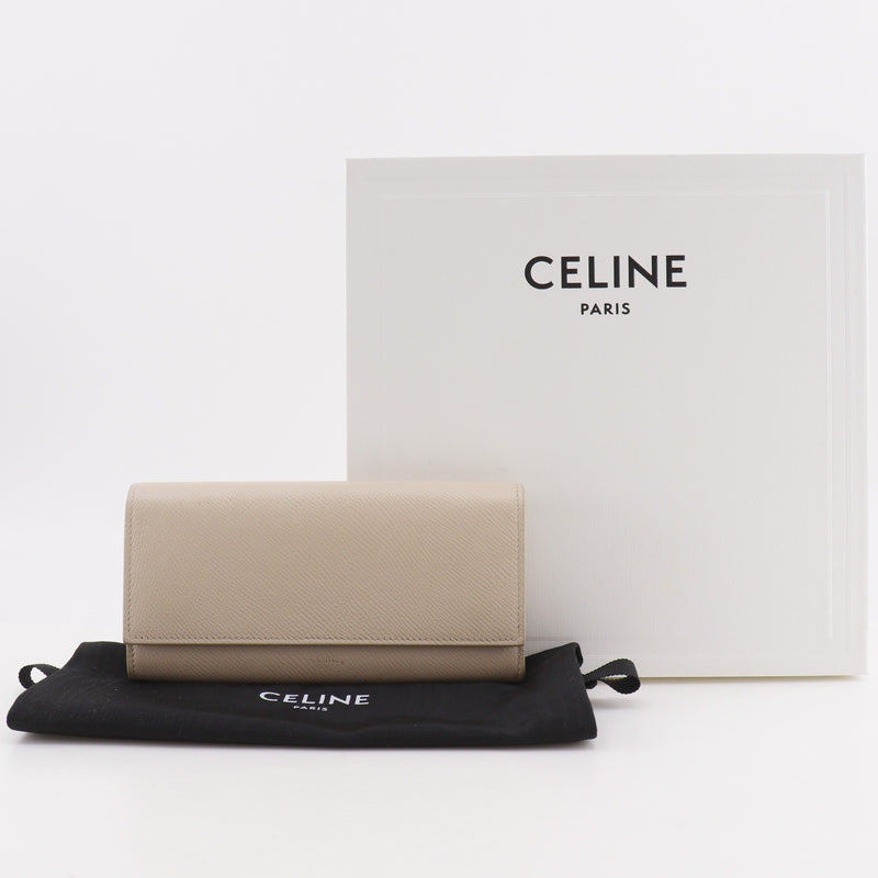 CELINE(セリーヌ) ラージフラップ マルチファンクション 二つ折り財布