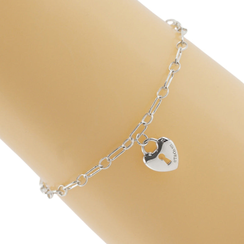 Tiffany & Co. ロックチャーム ブレスレット TIFFANY&Co.】ティファニー ハートロックチャーム ブレスレット
