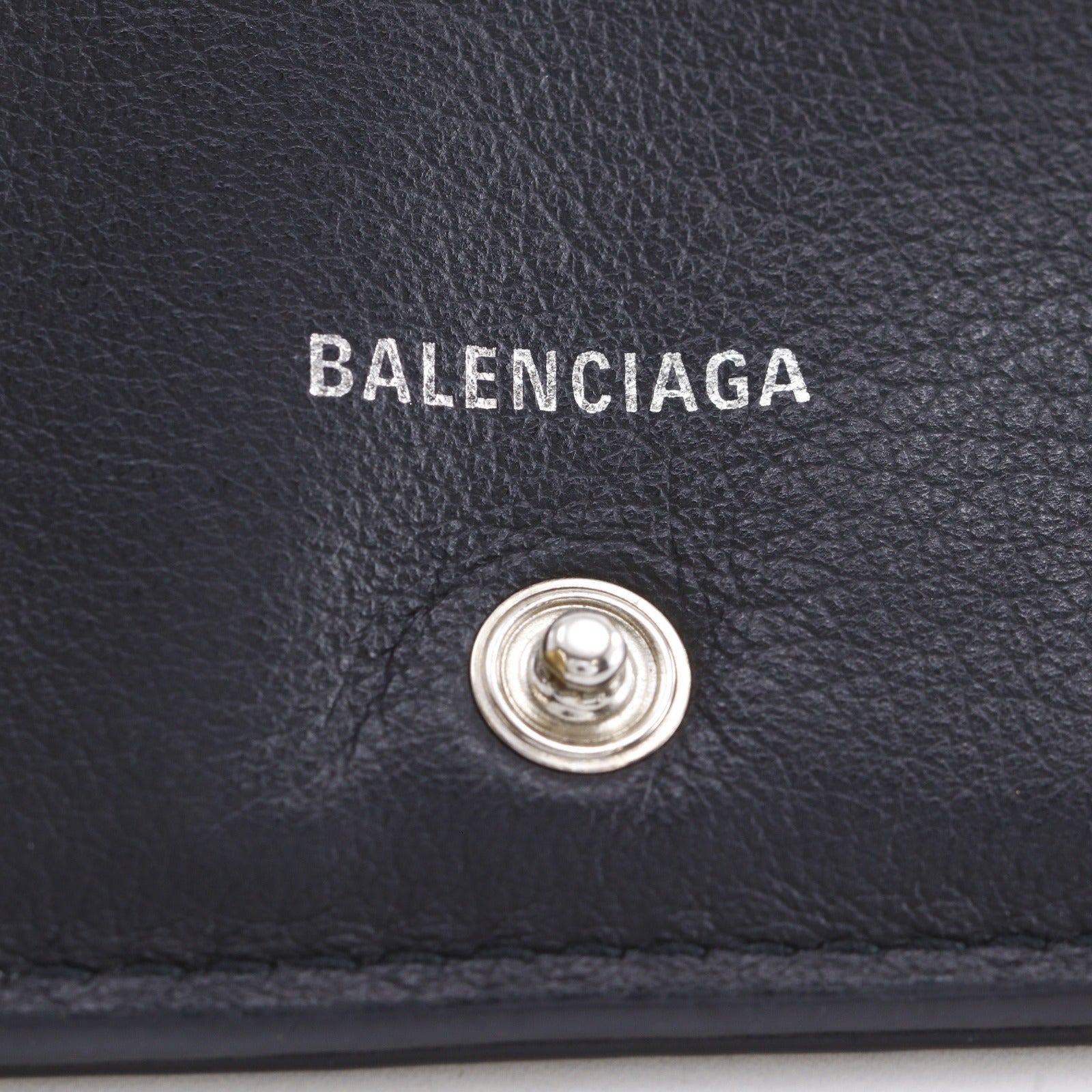 バレンシアガ ペーパー ビルフォード レザー コンパクト ウォレット ブラック BALENCIAGA】バレンシアガ ペーパービルフォードコンパクトウォレット