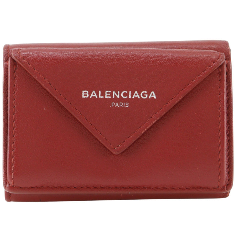 [BALENCIAGA] Balenciaga Paper Mini Wallet Cartera triple