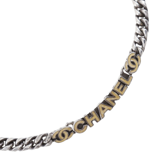 [Chanel] Logotipo de Chanel COCO Mark Collar de metal 00t grabado alrededor de 50 g logotipo Coco Mark Ladies B-Rank