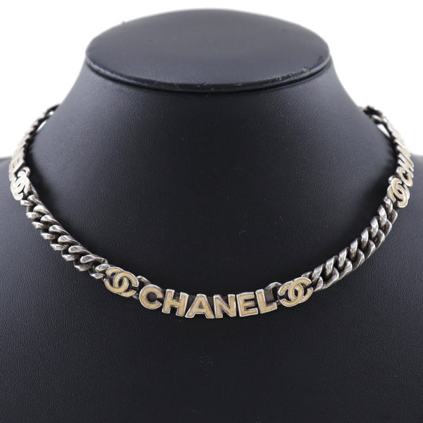 [Chanel] Chanel 
 Logo COCO Mark Collar 
 Metal 00t grabado alrededor de 50 g logotipo Coco Mark Ladies B-Rank