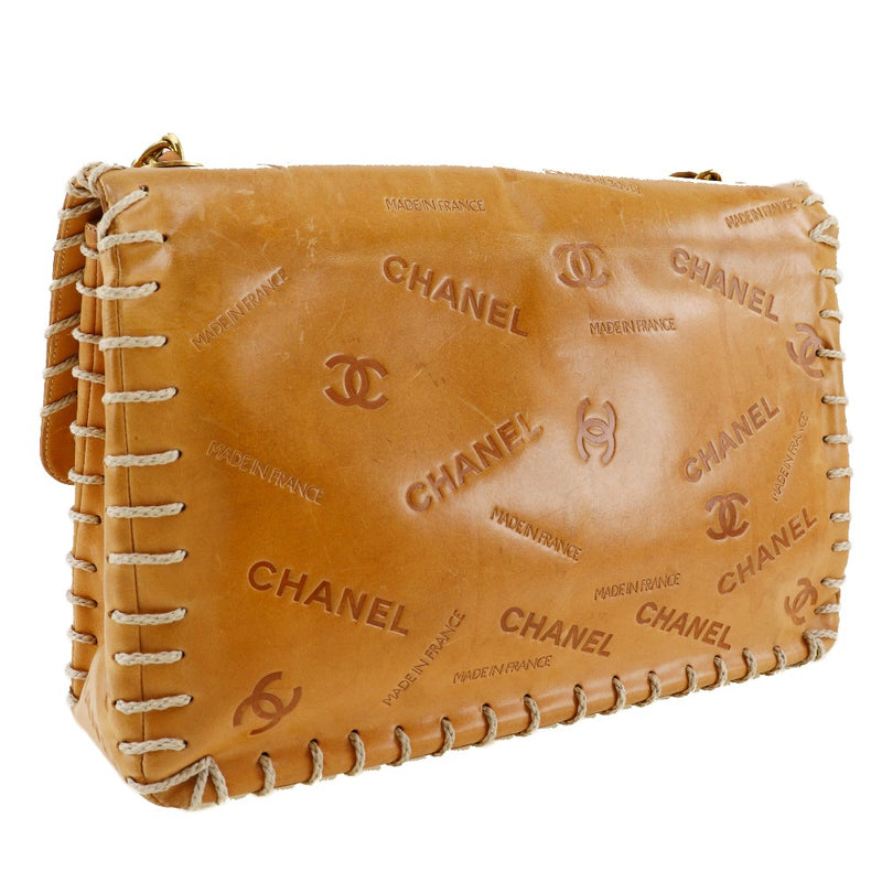 [Chanel] Chanel 
 Bolso de hombro de cadena 
 COCO Mark Logotipo vintage nume cuero marrón hombro a4 giro cadena de bloqueo de bloqueo Damas B-rank