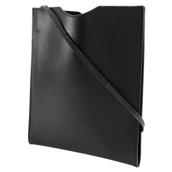 [Hermes] Hermes 
 Bolso de hombro omenitu 
 Pochette Calf Black Diagon Open Omenitu Unisex