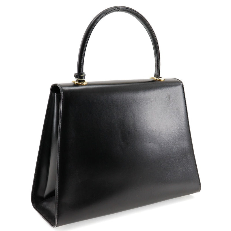 [BALLY] Barry 
 Handbag 
 Calfskin Black Handsure A5 Turn Lock Ladies