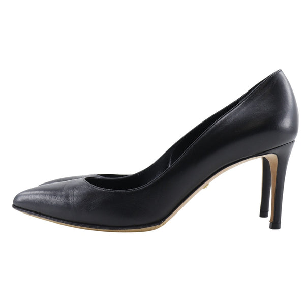 [GUCCI] Gucci Postule Pumps 338724 veau noir pointu de taie dames