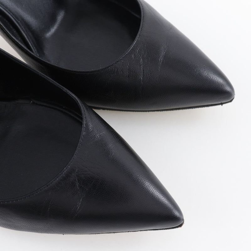 【GUCCI】グッチ
 ポインテッドトゥ パンプス
 338724 カーフ 黒 Pointed toe レディース